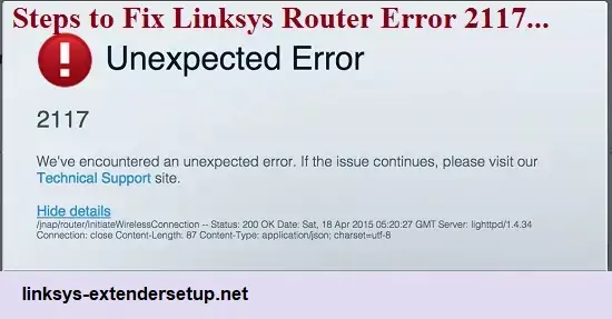 You are currently viewing How to Handle the Linksys Error 2117 Like a Pro